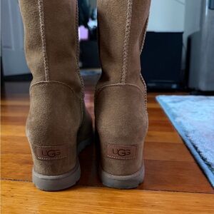UGG Tan Wedge Boots